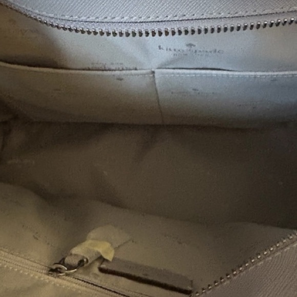 Kate Spade New York Staci Tote and Wristlet 3 Piece Set Crisp Sky Leather NWT - Picture 5 of 6